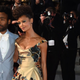 Thandie Newton (right) and Donald Glover at the Cannes debut of Solo: A Star Wars Story.